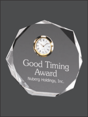 Beveled Octad With Clock