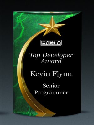 3D Rounded Star Award