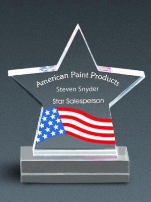 Patriotic Standing Star