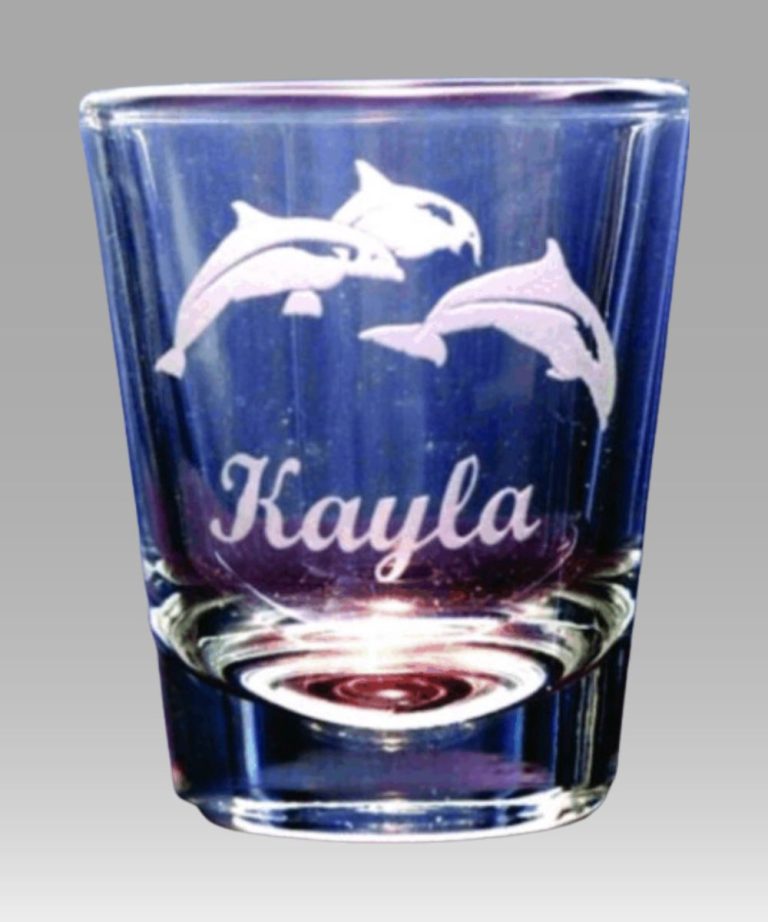 Engraved Shot Glass Ampros Awards