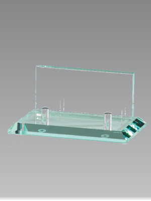 Glass Business Card Holder