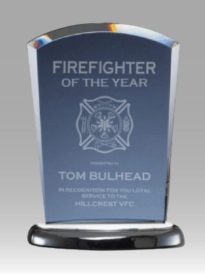 Smoked Black Glass Award