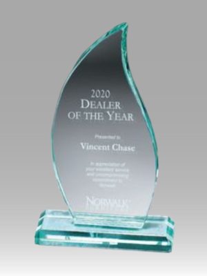 Jade Glass Flame Award