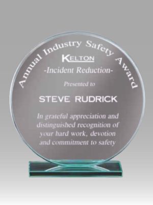 Round Glass Award