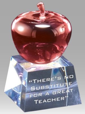 Crystal Red Apple Award