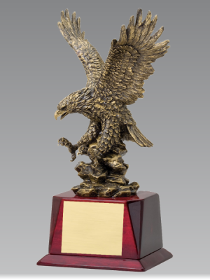 Gold Eagle Rosewood Base - 3 Sizes