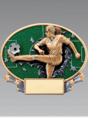 Soccer Oval Trophy (F)
