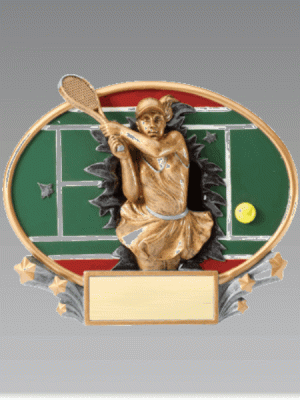 Tennis Oval Trophy (F)