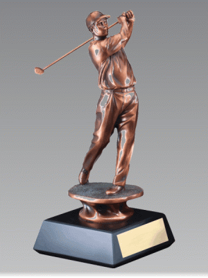 Bronze Golf Sculpture