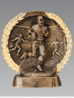 3D Football Bronze Trophy
