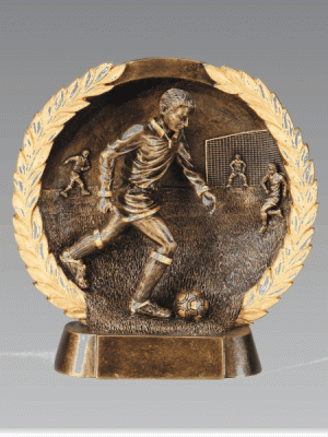 3D Soccer Bronze Trophy (M)