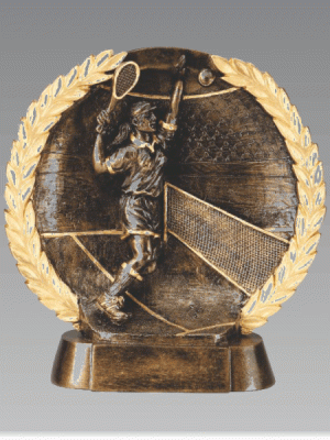 3D Tennis Bronze Trophy (F)