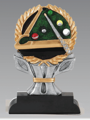 Billiards Sculptured Trophy
