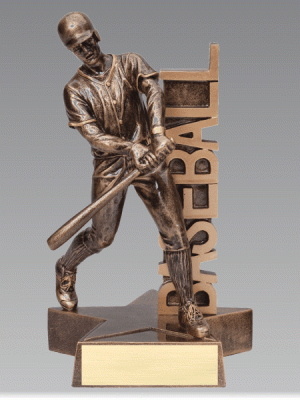 Baseball Action Trophy