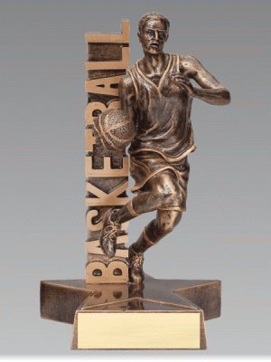 Basketball Action Trophy