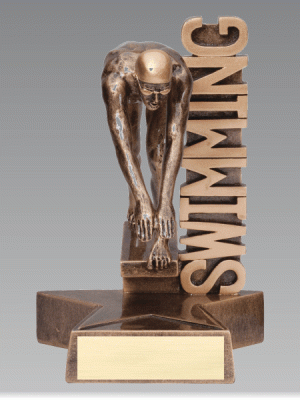 Swimming Action Trophy (M)