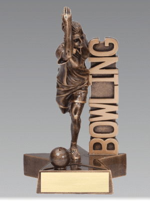 Bowling Action Trophy (F)