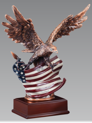 Eagle On Rosewood Base - 2 Sizes