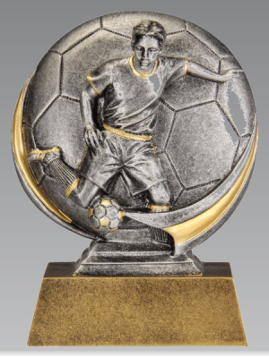 Soccer Motion Extreme Resin Trophy