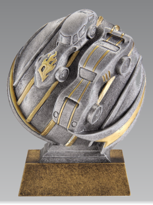Pinewood Derby Motion Extreme Resin Trophy