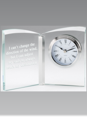 Crystal Book Clock