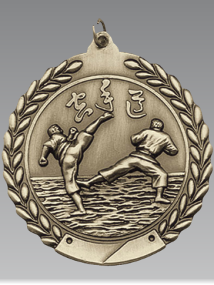 Martial Arts Wreath Medal