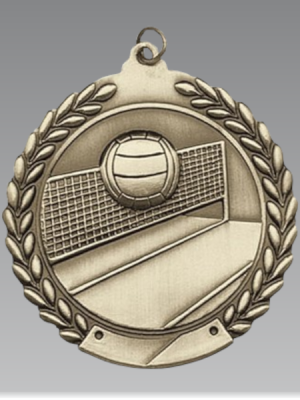 Volleyball Wreath Medal