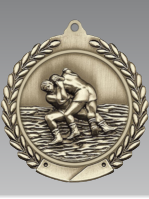 Wrestling Wreath Medal