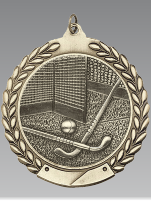 2.75" Field Hockey Wreath Medal