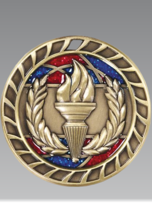 Victory Glitter Medal - 2.5"