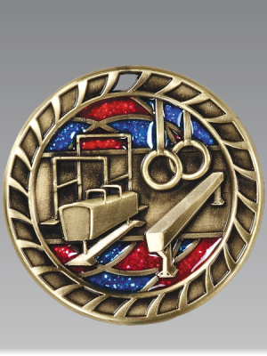 Gymnastics Glitter Medal