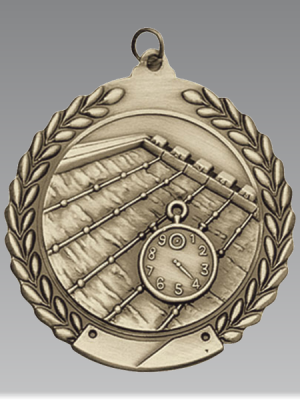 Swimming Wreath Medal