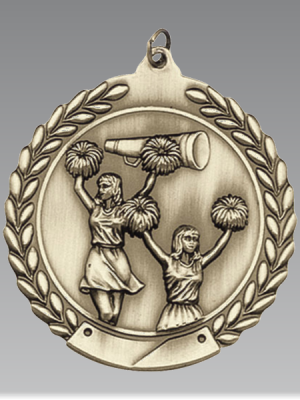 Cheerleading Wreath Medal