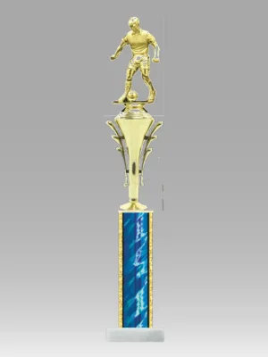 Round Column Trophy With Riser 15" - 17"