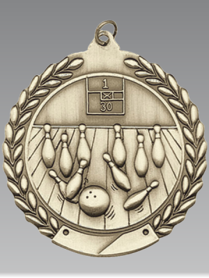 Bowling Wreath Medal