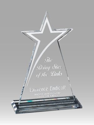 Shooting Star Crystal Award