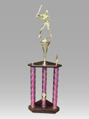 34" Premium 3 Column Trophy