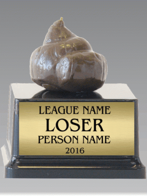 FANTASY FOOTBALL LOSER TROPHY
