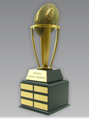 Fantasy Football Gold Tower Perpetual Trophy