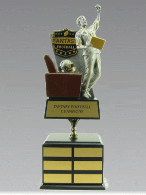 Cheering Man Perpetual Trophy