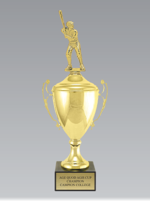 Gold Italian Cup with Figure