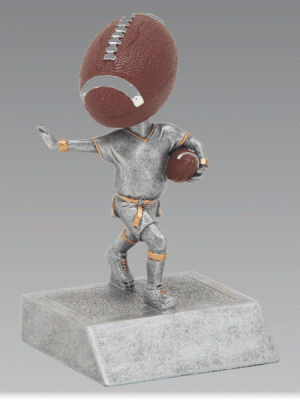 Flag Football Bobblehead Trophy