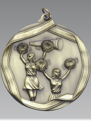 Cheerleading Ribbon Medal
