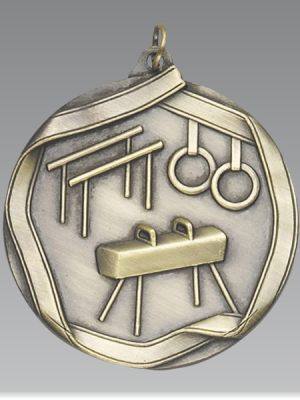 Gymnastics Male Ribbon Medal