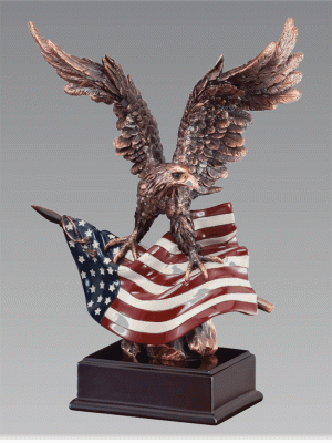 13" Bronze Eagle