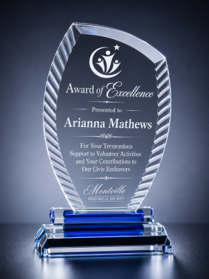 Etched Blue Tier Award