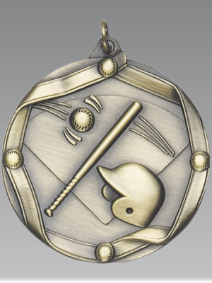 Baseball Ribbon Medal