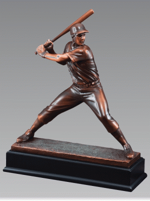 Baseball Stance Statue Trophy