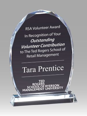 Oval Faceted Crystal