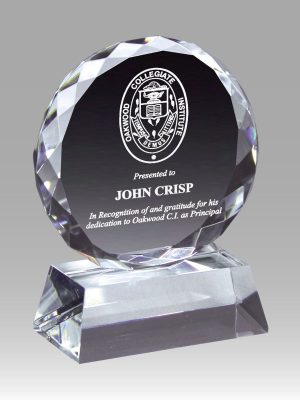 Scalloped Edged Crystal